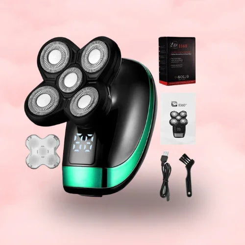 Portable Rechargeable 5-in-1 Electric Shaver 